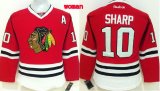 Chicago Blackhawks Patrick Sharp #10 red women ice hockey jersey