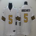 New Orleans Saints #5 Tebby Bridgewater White Nike Color Rush Limited Jersey