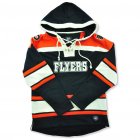 Custom Philadelphia Flyers black orange beige NHL Hooded Sweatshirt