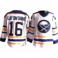 Buffalo Sabres 16 PAT LAFOMTAINE nhl white jerseys