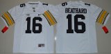 Iowa Hawkeyes C.J Beathard 16 College Football Limited Jersey - White