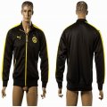 2015 Dortmund black soccer jacket