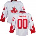 Customized Canada 2016 World Cup white Hockey jerseys