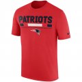 New England Patriots Nike Sideline Legend Staff Performance T-Shirt - Red