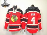 Chicago Blackhawks ORR 4# Red NHL Hooded Sweatshirt