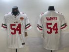 San Francisco 49ers 54# Fred Warner white Nike Vapor F.U.S.E. Limited Jersey 03