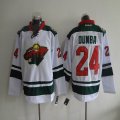 Minnesota Wild #24 Mathew Dumba white nhl jerseys