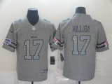 Nike Buffalo Bills #17 Josh Allen Hemp grey Nike Color Rush Limited Jersey