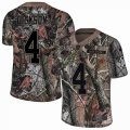 Men Seattle Seahawks #4 Dickson nike Camo Color Rush Limited Jersey