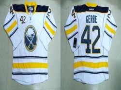 Buffalo Sabres #42 Nathan Gerbe White NHL Jerseys