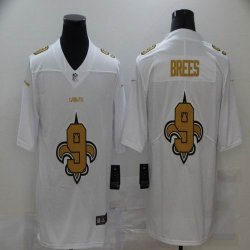 Nike New Orleans Saints Drew Brees white fashion Color Rush Limited Jersey