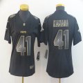 Women New Orleans Saints #41 Alvin Kamara Nike black Color Rush Limited Jersey