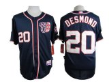 Washington Nationals #20 Ian Desmond dark blue baseball jerseys