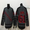 reebok New York Rangers Rick Nash 61# gray hockey jersey