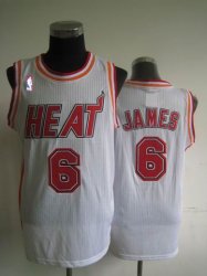 Miami Heat LeBron James new white nba Jersey