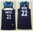 Youth Nike Minnesota Timberwolves Andrew Wiggins #22 blue basketball Jerseys-ty