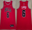 Nike Chicago Bulls #6 Alex Caruso red nba basketball jerseys-XD