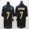 Nike San Francisco 49ers #7 Colin Kaepernick black Camo Salute To Service Limited Jersey-BD