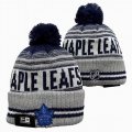 2024 Toronto Maple Leaf gray blue NHL Sports Cuffed Knit Hats