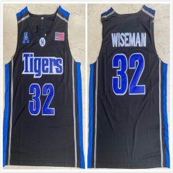 2020 Memphis Tigers #32 James Wiseman black NCAA College basketball jersey-XD