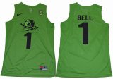 2018 Oregon Ducks #1 Jordan Bell light green College Basketball Jersey