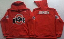 Ohio State Buckeyes JOHNSON Red College Hooded Sweatshirt