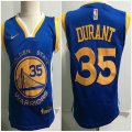 Nike Golden State Warriors #35 Kevin Durant blue nba Toddler jerseys-OD