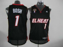 Miami Heat 1 Chris Bosh Black cheap nba Jerseys