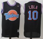 Lola Bunny #10 Tune Squad black Basketball Jersey