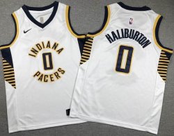 Youth Nike Indiana Pacers #0 Tyrese Haliburton white NBA Jersey-XD