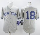 New York Yankees #18 Didi Gregorius white Flexbase Authentic Collection Jersey-SG