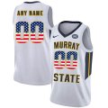 Custom Murray State Racers White college Basketball Jersey