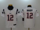 Youth Nike New England Patriots #12 Tom Brady white Color Rush Limited Jersey