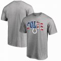 Indianapolis Colts Pro Line by Fanatics Branded Banner Wave T-Shirt - Heathered Gray