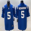 Nike Indianapolis Colts #5 Anthony Richardson blue Color Rush Limited Jersey