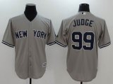 New York Yankees #99 Judge gray majestic baseball jersey