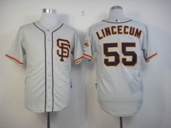 San Francisco giants Tim LINCECUM 55 Gray Jerseys