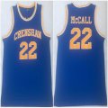 Crenshaw #22 Filme Mccall blue basketball jersey