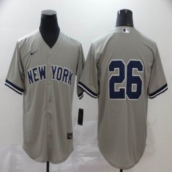 Nike New York Yankees #26 DJ LeMahieu gray majestic baseball Jersey-BD