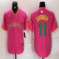 Nike San Diego Padres #11 Yu Darvish pink majestic mlb Jerseys