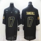 Nike Tennessee Titans #17 Ryan Tannehill black Salute To Service Limited Jersey-BD