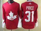 Canada 2016 World Cup #31 Carey Price red Hockey jerseys