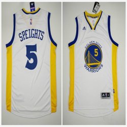 Golden State Warriors #5 Speights white NBA basketball jersey