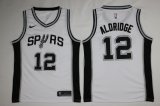 Nike San Antonio Spurs #12 LaMarcus Aldridge white nba basketball jersey