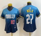 Youth Nike Philadelphia Phillies #27 Nola skyblue majestic baseball jersey city version-BD 03