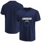 Los Angeles Chargers Majestic Maximized Crew Neck T-Shirt â€“ Navy