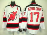 New Jersey Devils 17 Ilya KOVALCHUK white Jerseys (A Patch)