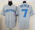 MLB Toronto Blue Jays 7 Reyes Grey jerseys