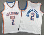 Youth Nike Oklahoma City Thunder Shai Gilgeous-Alexander white nba jerseys-XD