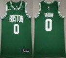 Nike Boston Celtics #0 Jayson Tatum green nba basketball jersey-TY